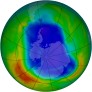 Antarctic Ozone 2010-09-18